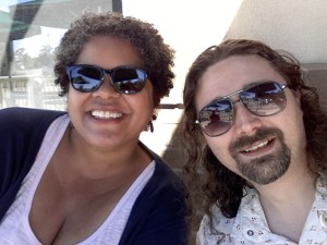 I'm in the same photo with one of my favorite authors!