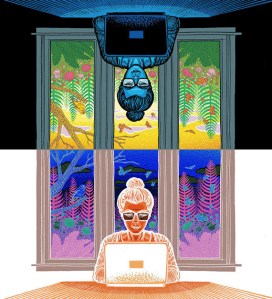 An inversion of "You’re going to need to spend a lot of time alone," by JAMES YAMASAKI