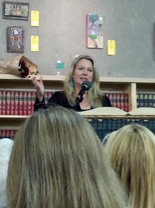 Cheryl Strayed, introducing Ellen Urbani.