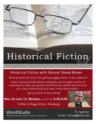 Historical Fiction flyer